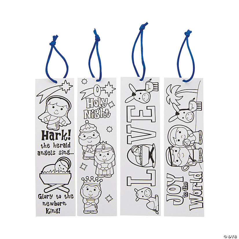 Color Your Own Nativity Bookmarks - 12 Pc. Image