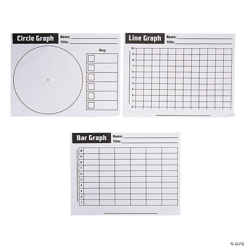 Color Your Own &#8220;Primary Math Graphing&#8221; Posters - 30 Pc. Image