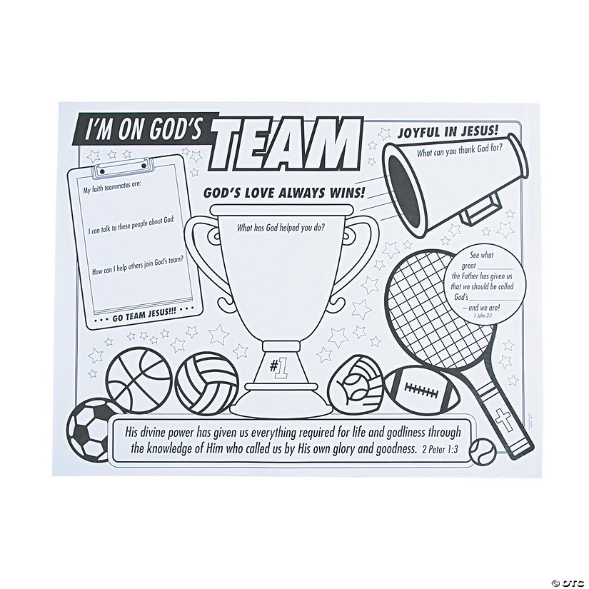 Color Your Own Sports VBS Posters - Discontinued