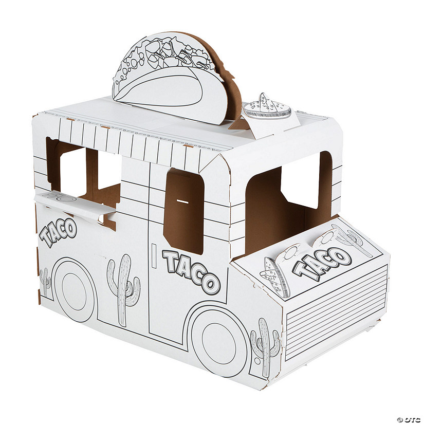 Color Your Own Taco Truck Playhouse Image