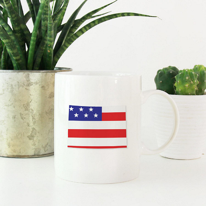 Colorado US Flag Ceramic Mug Image