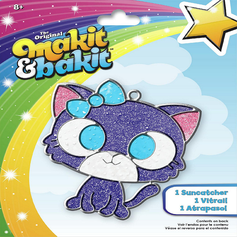 Colorbok Makit &amp; Bakit Suncatcher Kit-Kitten Image
