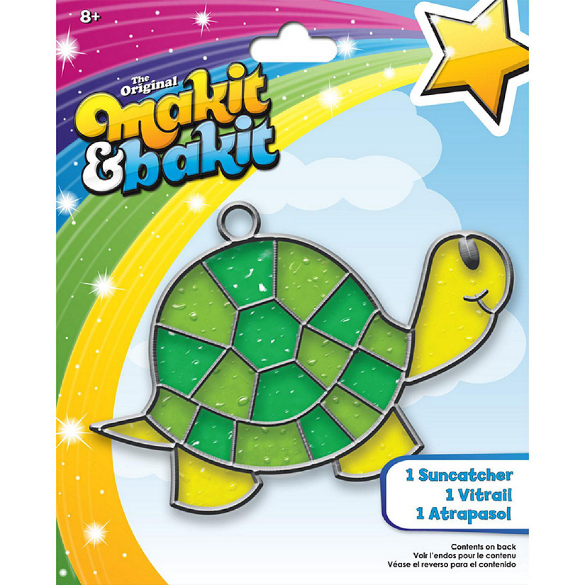 Colorbok Makit &amp; Bakit Suncatcher Kit-Turtle Image