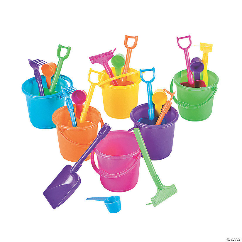 Colorful Mini Beach Playsets - 12 Pc. Image