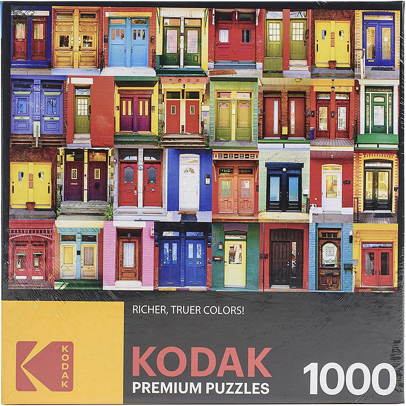 Colorful Montreal Doors 1000 Piece Kodak Premium Jigsaw Puzzle Image