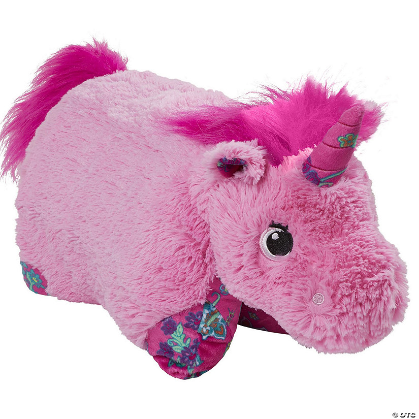 Colorful Pink Unicorn  Pillow Pet Image