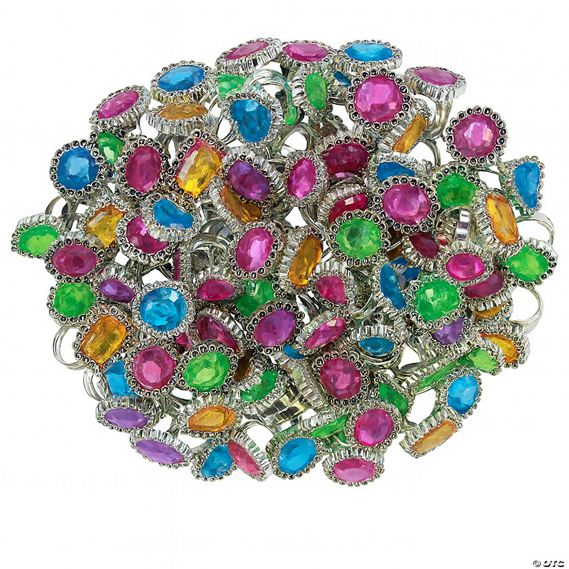 Colorful Rhinestone Rings Oriental Trading