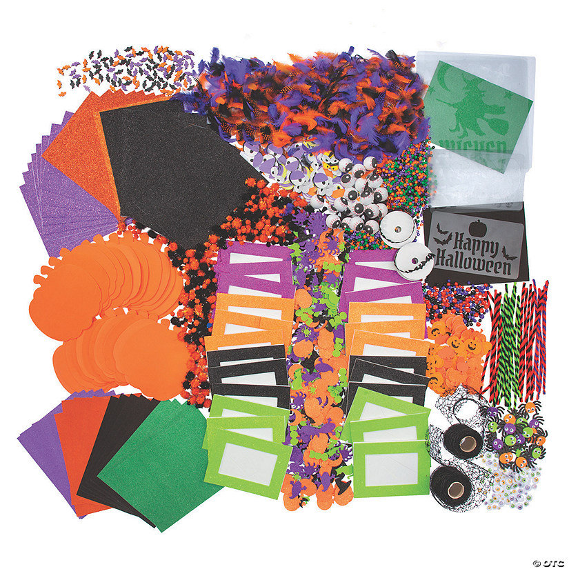 Colossal Halloween Craft Supply Assortment