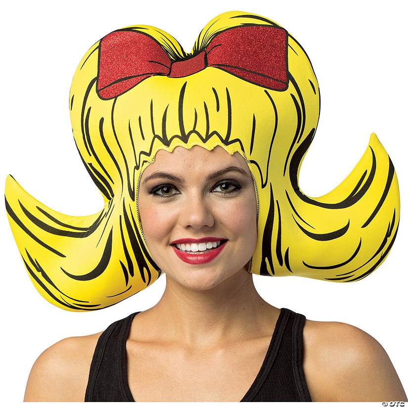 Comic Bouffant Foam Wig Image