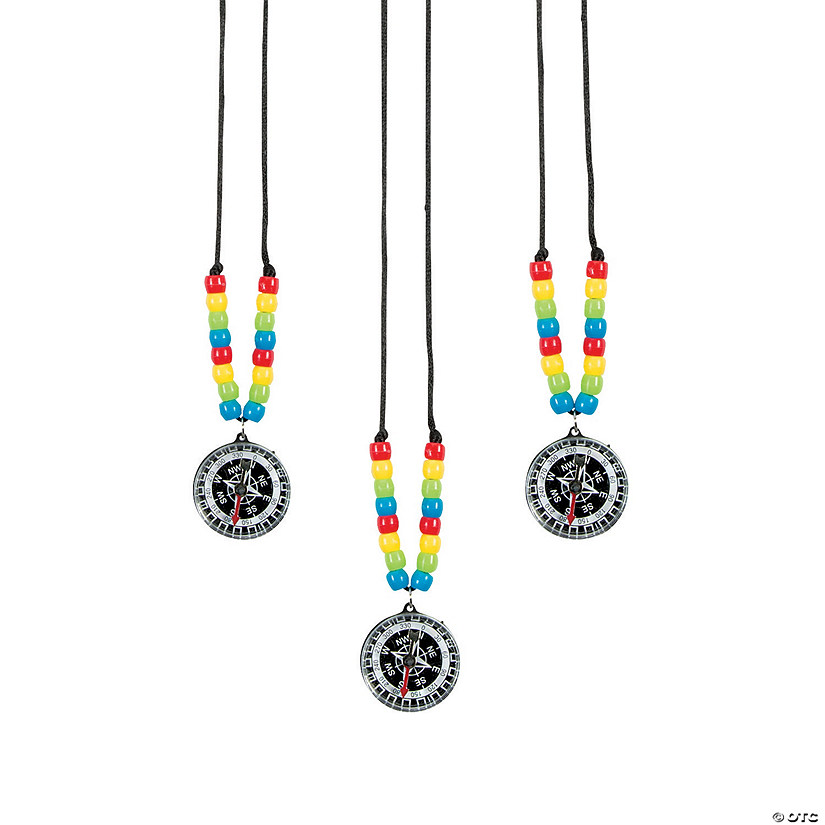 Compass Beaded Necklace Craft Kit Oriental Trading