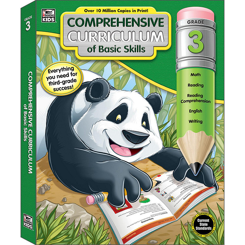 Comprehensive Curriculum Of Basic Skills 3rd Grade Workbooks All Subjects Math Reading 1226