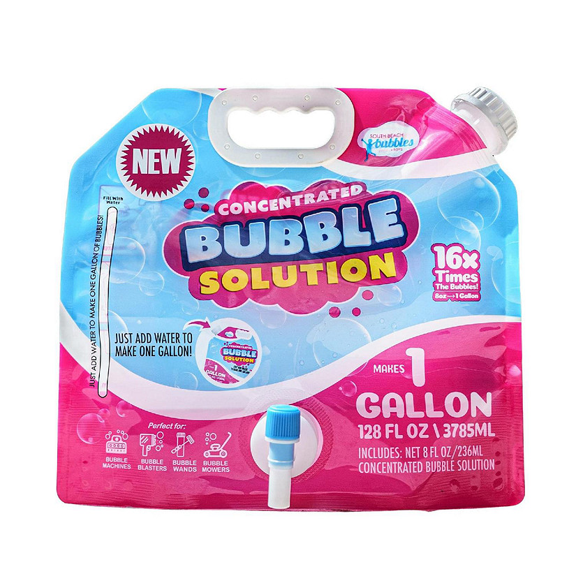 Concentrated Bubble Solution With Dispenser  Makes 1 Gallon Image