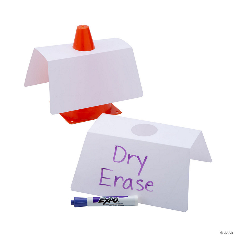 Cone Dry Erase Boards - 12 Pc. Image