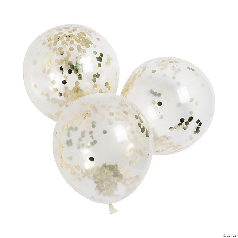 Confetti 12" Latex Balloons - 12 Pc. Image