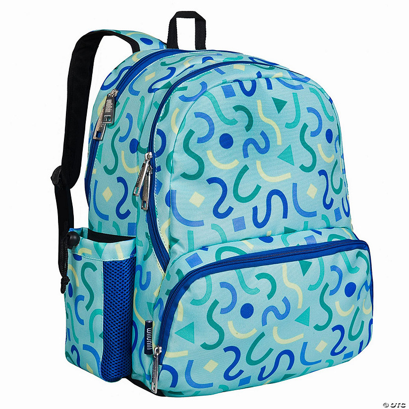 Confetti Blue 17 Inch Backpack Image