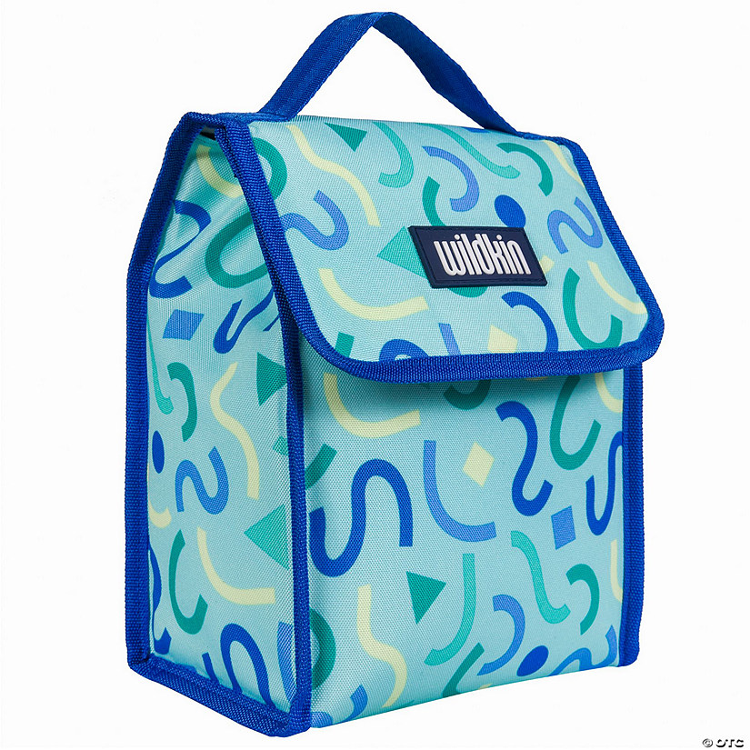 Confetti Blue Lunch Bag Image
