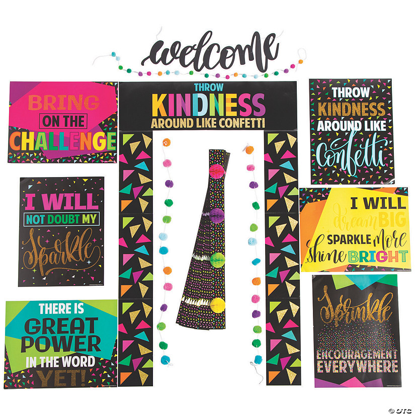 Confetti Classroom Decorating Kit 29 Pc.