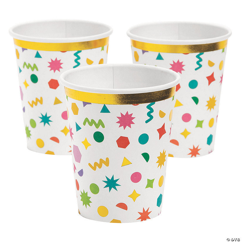 Confetti Party Paper Cups Oriental Trading