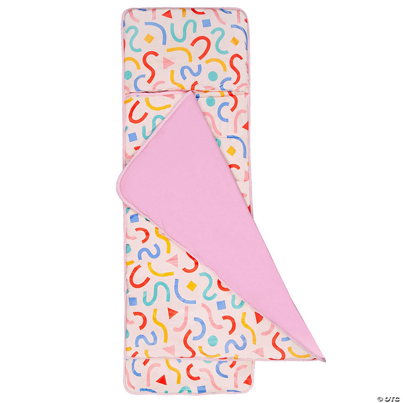 Confetti Peach Plush Nap mat Image
