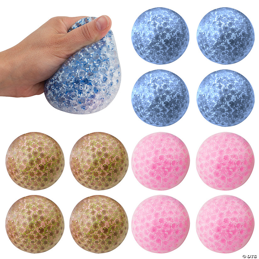 Confetti Water Bead Squeeze Balls 12 Pc. Oriental Trading
