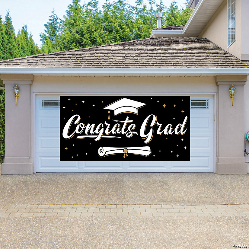 Congrats Grad Garage Door Banner