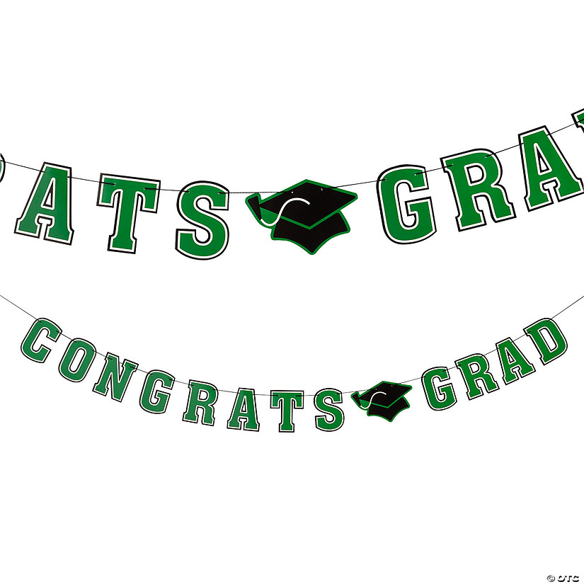 Congrats Grad Garland - Green Image