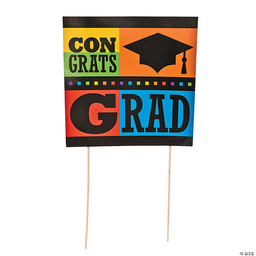 Congrats Grad Yard Sign - Discontinued