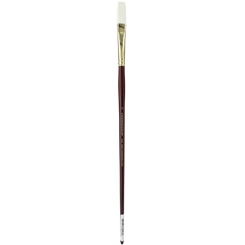 Connoisseur Brush Pure Synth Bristle LH Flat #10 Image