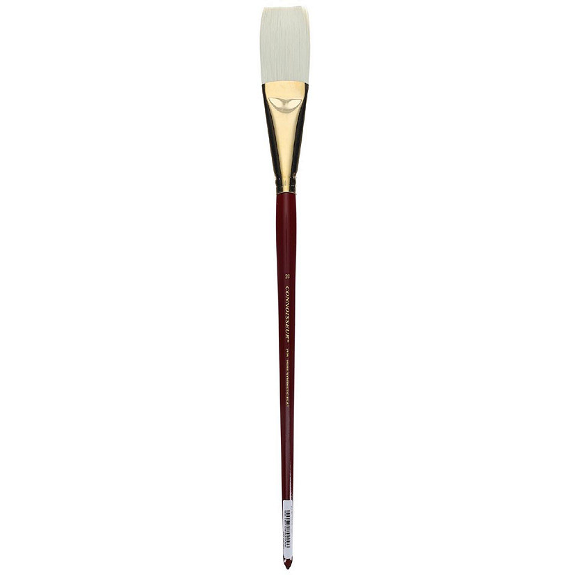 Connoisseur Brush Pure Synth Bristle LH Flat #20 Image