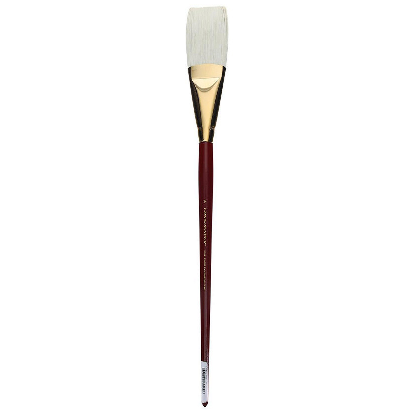Connoisseur Brush Pure Synth Bristle LH Flat #24 Image