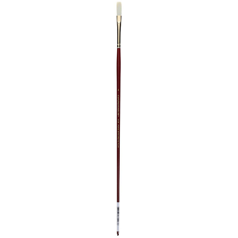 Connoisseur Brush Pure Synth Bristle LH Flat #4 Image