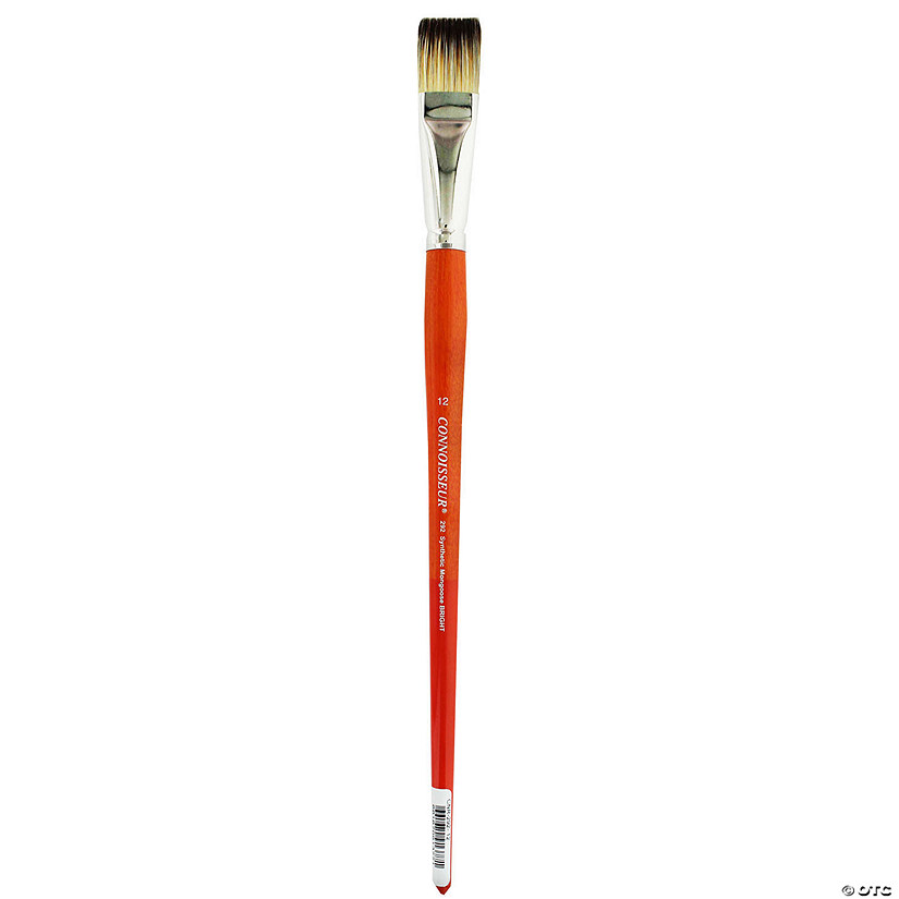 Connoisseur Synthetic Mongoose Brush Long Handle Bright #12&#160; &#160;&#160; &#160; Image