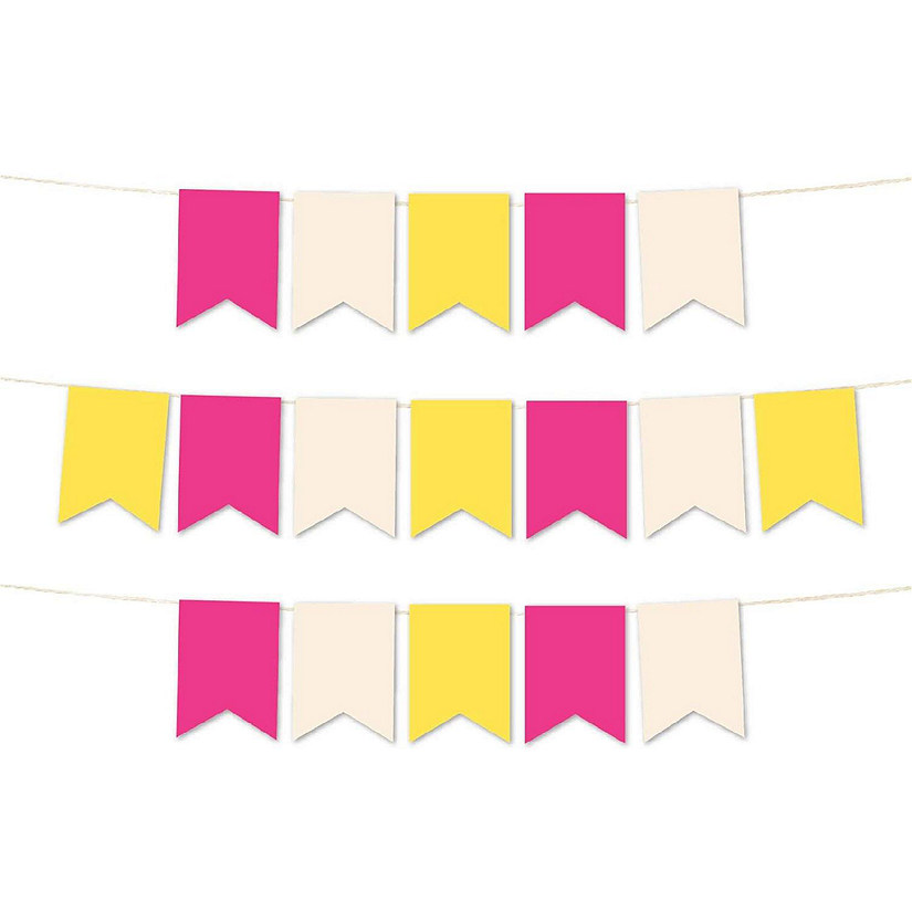 Construction Birthday Pennant - 4 x 5.5 Inch Image