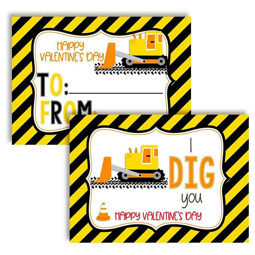 Construction Classroom Valentines 30pc. by AmandaCreation Image
