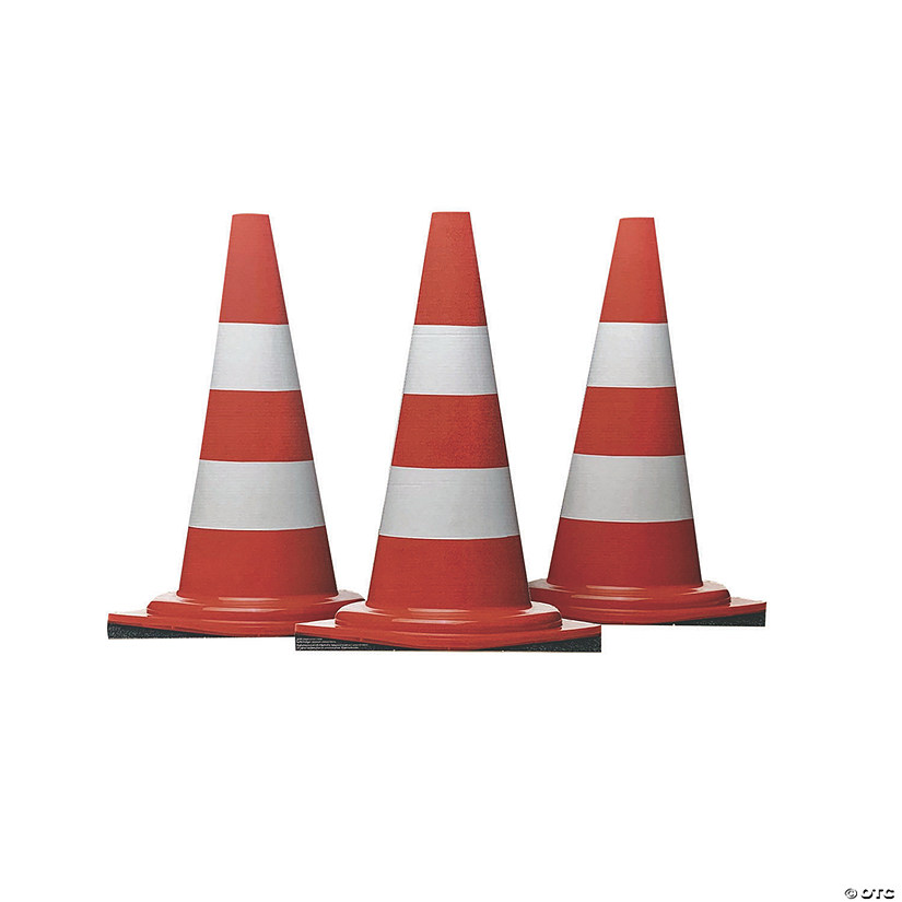 Construction Cone Life-Size Cardboard Stand-Ups Image