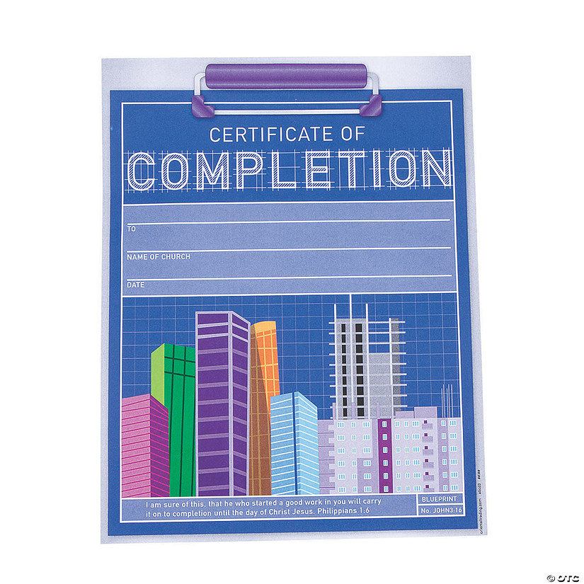 Construction VBS Certificates of Completion Image