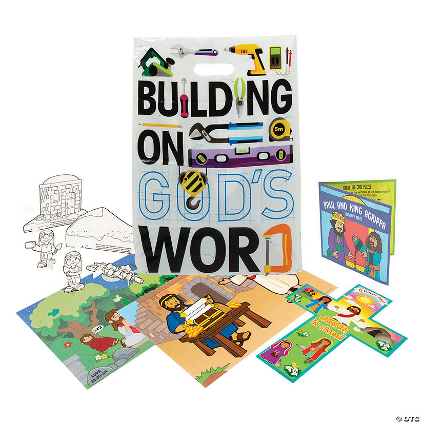 Construction VBS OntheGo Activity Kit for 48 Oriental Trading
