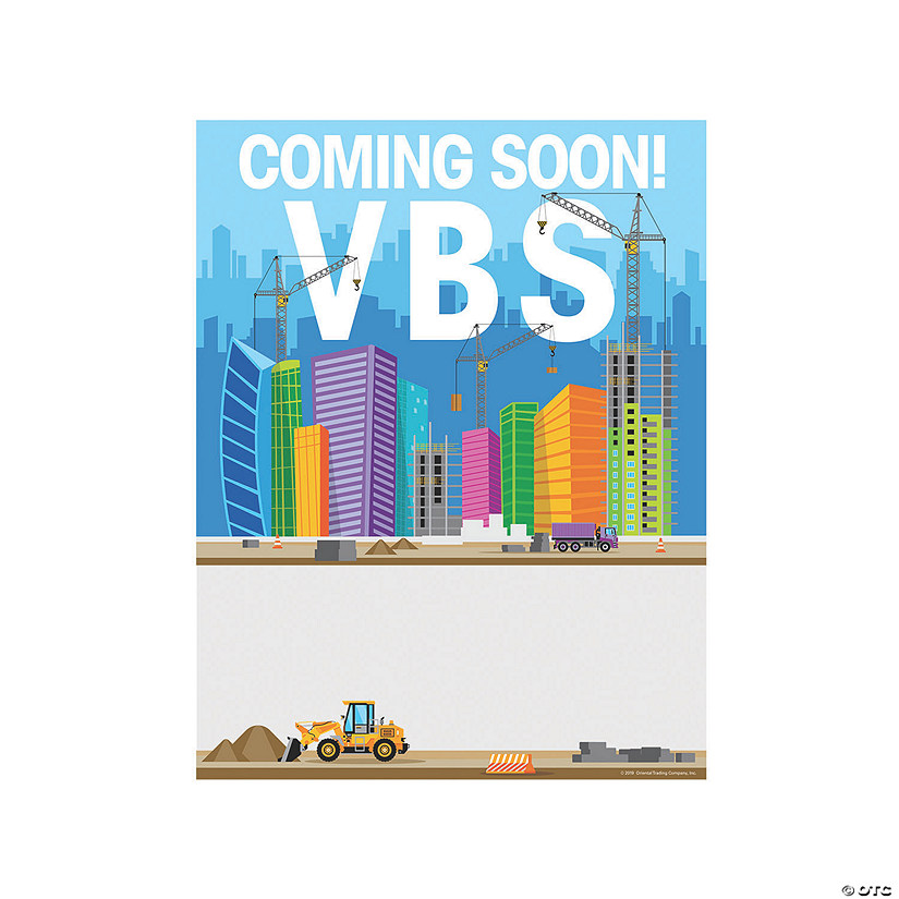 Construction VBS Promotional Posters - 6 Pc. Image