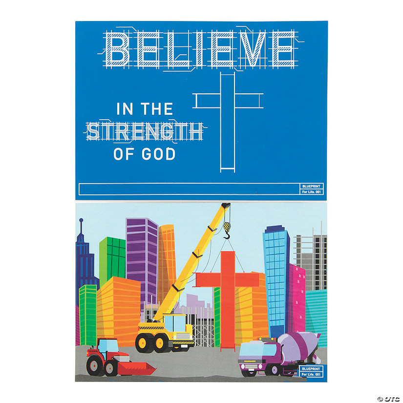 Construction VBS Scratch &amp;#8217;N Reveal Activities - 12 Pc. Image