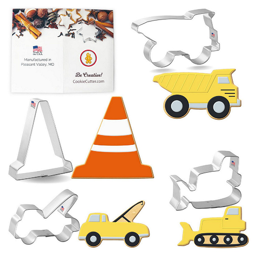Construction Vehicles Cookie Cutter 4 Pc Set HS0430 Image