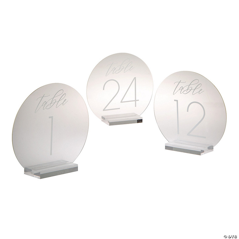 Contemporary Table Numbers - 24 Pc. Image