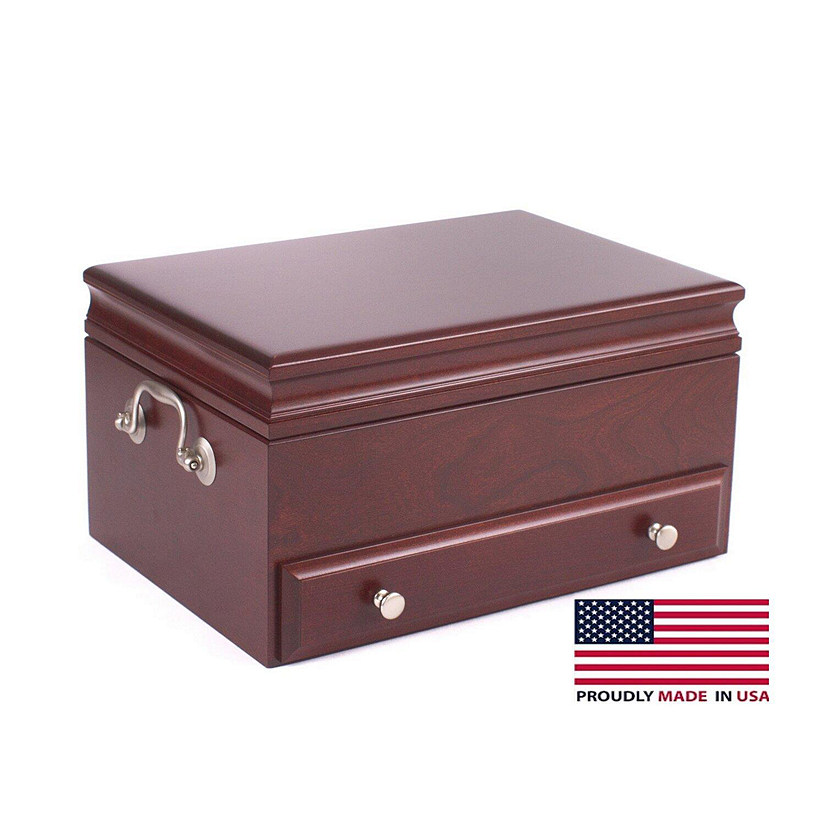 Contessa Jewel Chest, Solid American Cherry Hardwood with Heritage Cherry Finish Image