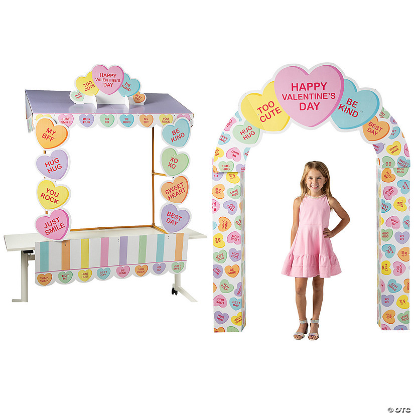 Conversation Heart Arch Tabletop Hut with Frame - 6 Pc. Image