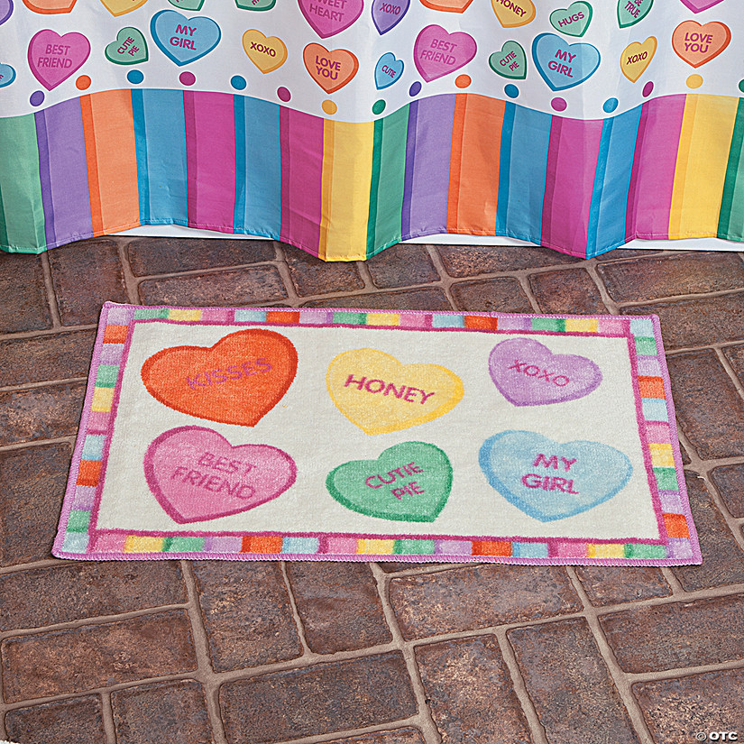 Conversation Hearts Bath Mat Discontinued