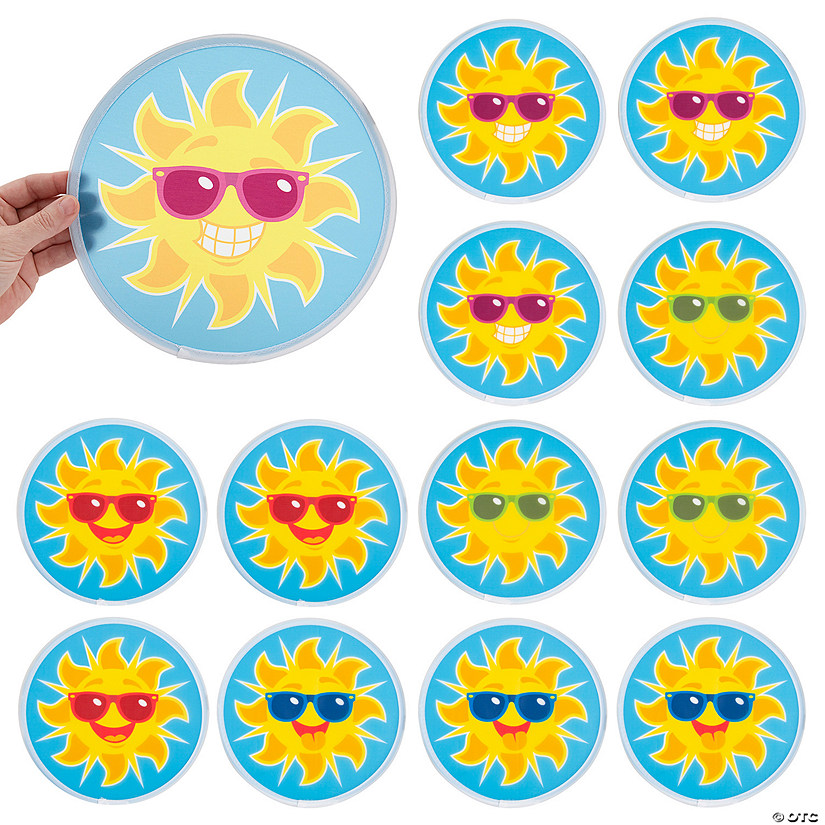 Cool Sun Flying Discs - 12 Pc. Image