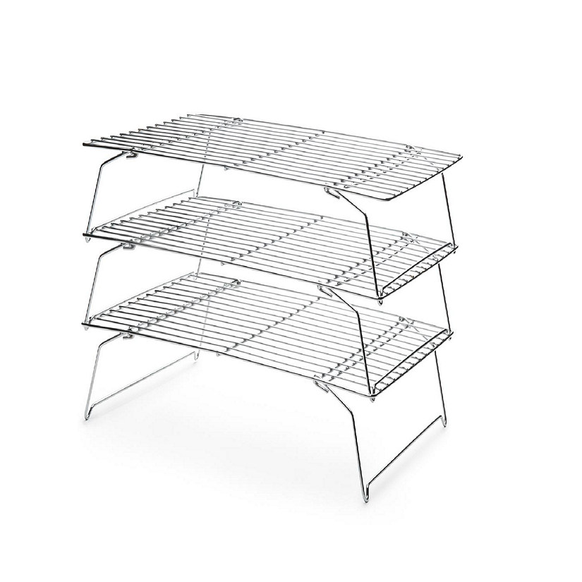 3-Tier Stackable Cooling Racks for Cooking and Baking Stainless