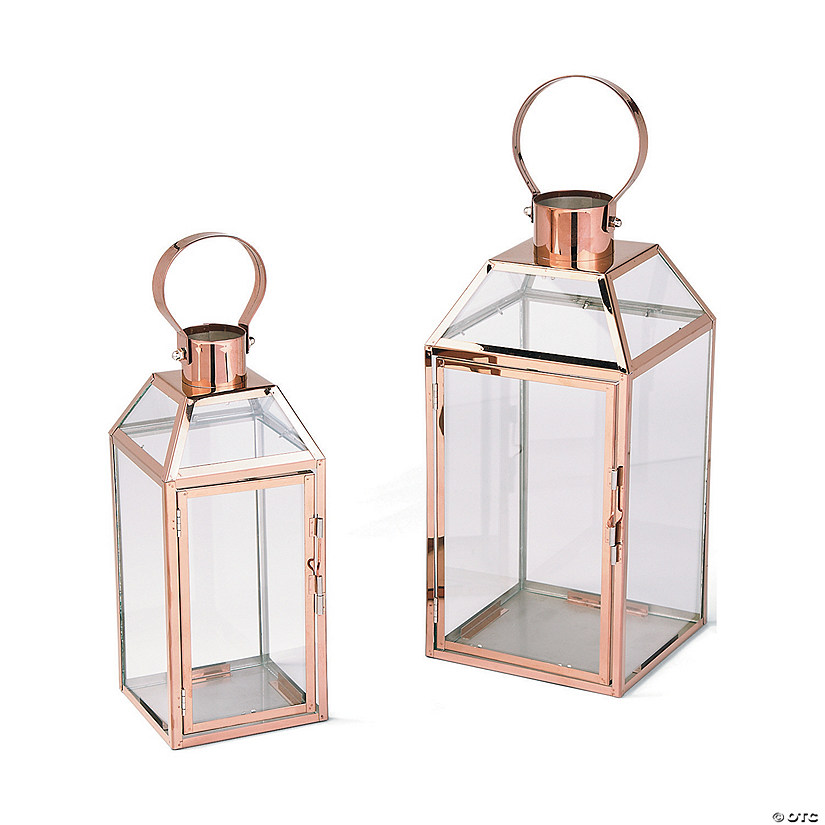 Copper Lanterns - 2 Pc. Image