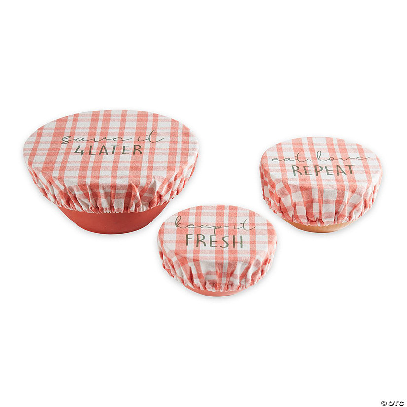 Coral Keep It Fresh Reusable Dish Cover (Set Of 3) Image