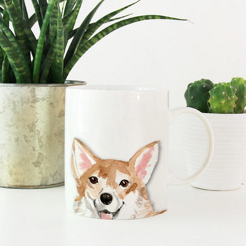 Corgi Up Close Ceramic Mug Image