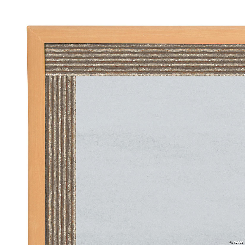 Corrugated Metal Bulletin Board Borders Oriental Trading
